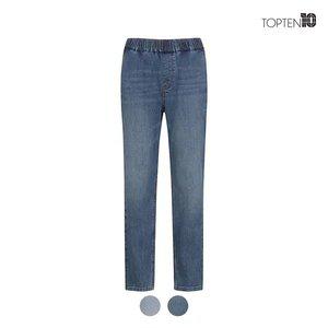 [탑텐] 여성 릴렉스 밴딩 데님 팬츠_MSC5DP2902