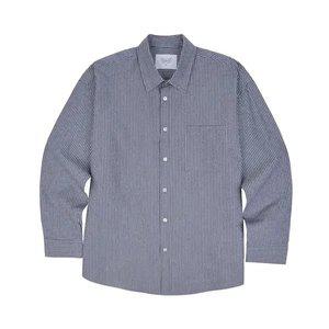 [팔랩] 남여공용 시어서커 오버핏 엔지니어 스트라이프 셔츠_PL24S5SH038