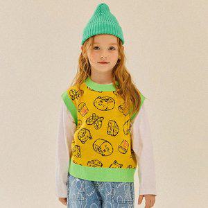 치즈냥니트조끼(머스타드)