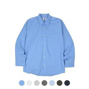 [팔랩] 남여공용 60수 고밀도 바이오 워싱 오버핏 셔츠_PL25S3SH055