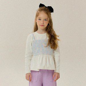 부클트위드뷔스티에티셔츠(아이보리)