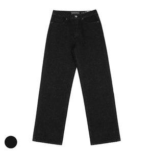 [클라이드앤] 와이드 블랙 데님 팬츠 FNIDP391M