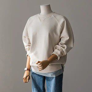 (안나앤플러스) 델리 언발 레글런 맨투맨[티셔츠BSW57] 빅사이즈