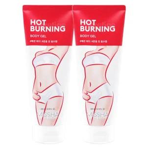 미샤 핫 버닝 바디 젤 200mlx2개-쿨/핫듀얼마사지젤