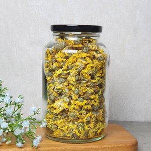 [M-Glass]유리병 원형유자 1호 (1kg) 수제 과일청 담금 보틀병