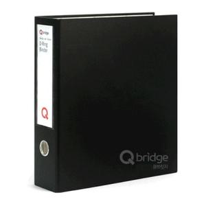 Qbridge 이코너웹 3공D링바인더 7cm 흑색 A4 B849A-7