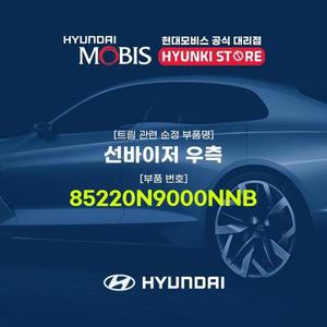 [현대모비스]선바이저 우측 (85220N9000NNB)