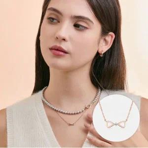 갤러리아 [메트로시티 주얼리] 스틸라 14K 로즈 네크리스 A233GN1356R4A