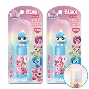 캐치티니핑 어린이 캐릭터 립케어 3.8g 입술 보습 피규어 립밤 딸기향 (샤샤핑 2개)