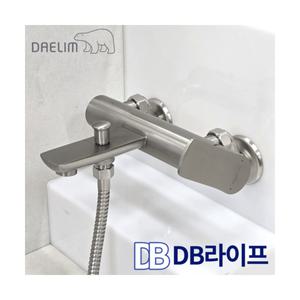 대림바스 B2312 SUS 화장실 샤워 써스수전 욕실 스텐 욕조 샤워기 무광니켈 수도꼭지