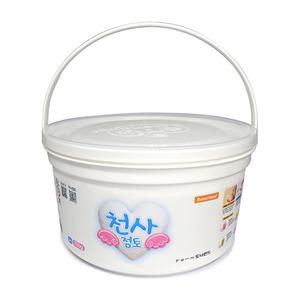 도너랜드 천사점토 350g 벌크 대용량 가벼운 하얀점토 초등 미술학습 공예점토