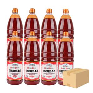 청우 더진한 양념치킨 소스 매운맛 2.1kg x 8 개 (1박스)