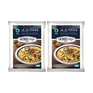 청정원 호밍스 소고기 볶음밥 420g, 2개