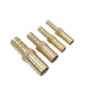 양방향 스트레이트 호스 바브 황동 가시 파이프 피팅 감속기 커플러 커넥터 4mm 5mm 6mm 8mm 10mm 12mm 14m