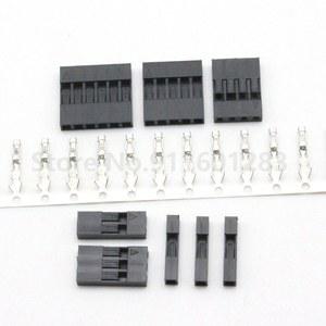 5P 커넥터 1X1P 6P 듀폰 100PCS 플라스틱 54MM 와이어 케이블 하우징 2P 단일 점퍼 4P 3P 10P