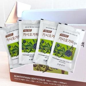 추석선물세트 국내산 가시오가피즙 100ml 55포 국내생산