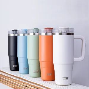 대용량 보온 보냉 빨대 손잡이 뉴데일리 텀블러 900ml