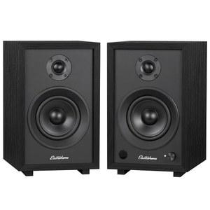 블루투스 5, RCA 및 Aux(EB30B)를 특징으로 하는 턴테이블, TV, PC 및 무선 음악 스트리밍을 위한 앰프와 4인치 드라이버가 내장된 일렉트로홈 맥킨리 2.0 스테레오 전원 책장 스피커