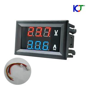자동차 볼트 게이지 암페어 12V 24V 배터리 잔량 표시기 방수 전압 적산계 파워뱅크 메타 10A 50A 100A 온도 전류 튜닝 캠핑카 측정기 매립형 백라이트 잔량계