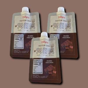 [기타] 잇더핏 단백질 쉐이크 파우치 더블초코 40g 7개 x 3팩