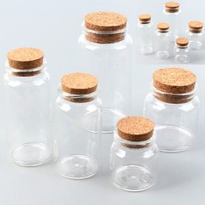 코르크 마개 원형 유리병 중대형 코르크유리병