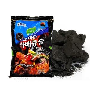 노마드 바베큐숯 700g 구이용착화탄 캠핑숯 캠핑연료 캠핑용숯