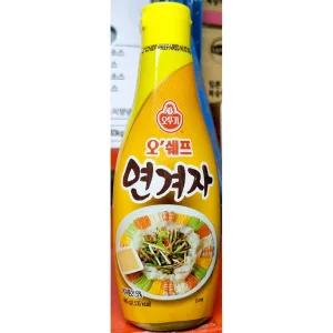 오뚜기 오쉐프 연겨자 소스 - 480g/겨자/고추냉이/와사비/다용도/냉채/요리/냉면/업소/용/식당/가정/급식