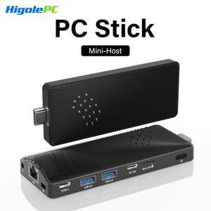 하이골 PC 스틱 인텔 J4115 미니 PC 윈도우 11 WiFi5 8GB 128GB 팬리스 데스크탑 PC 4K 미니 컴퓨터 TV 스