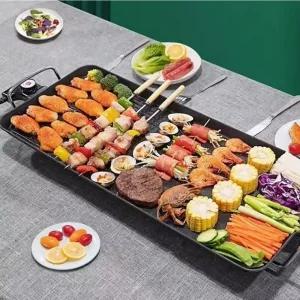 더 넓은 2in1 전기그릴 전기후라이팬 고기불판/와이드그릴 집들이선물 사은품 판촉물 답례품 전기팬 삼겹살
