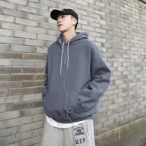 오버핏 후드티 남녀공용 간절기 얇은 긴팔 무지 데일리 폴리90 면10