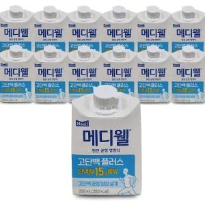 메디웰 고단백 플러스 200mlx60팩 완전 균형 영양식 환자 식사대용
