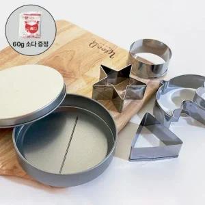 [당일발송] MDCV3577 추억의 달고나 설탕 뽑기 만들기 게임 키트 우산 모양 틀 바늘 원형 틴 케