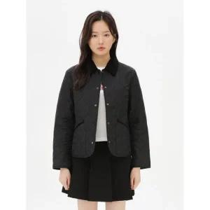 탑텐 TOPTEN 여성 코듀로이카라 퀼팅 자켓 재킷 _MSE1JP2001 MSE1JP2001 249799