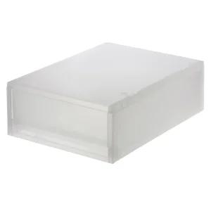 [무인양품] 폴리프로필렌 케이스 서랍식 얕은형(12cm) 반투명 (리빙박스)