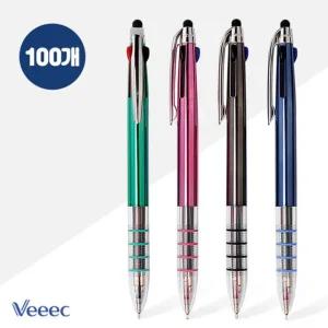 3색 터치볼펜 UV잉크 볼펜 0.7mm 100개 대용량 사무실 학용품 필기도구 세트UV잉크펜 장기간사용 잉크빠짐없음 선물용펜 업무용펜 3색볼펜 학생볼펜 0.7mm볼펜 정밀필기