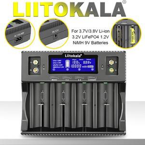 LiitoKala Lii-D4XL 21700 배터리 충전기 18650 26650 16340 14500 3.7v 1.2V Ni-MH/Cd,AA AAA SC D C