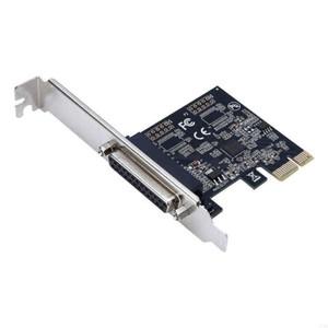 병렬 포트 DB25 25 핀 PCIE 라이저 카드 LPT-PCI-E 프린터 익스프레스 컨버터 어댑터 AX99100