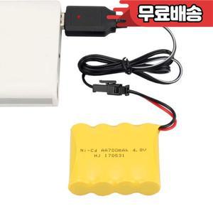 충전 케이블 배터리 USB Ni-Cd 팩 SM-2P 플러그 어댑터 4.8V 250mA 출력 완구 자동차 드롭