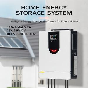 하이브리드 태양광 발전 인버터 제어 통합 기계, 컨트롤러 1Kw-3Kw 순수 홈 스토리지 12v-24v
