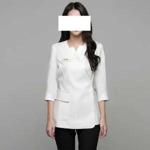 피부관리사 유니폼 피부샵 데스크 실장 미용사 전문가