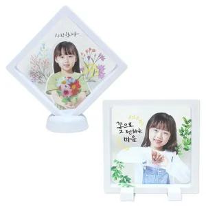 하바리움 액자 투명 스티커 5인세트공예 데코 만들기 테리어 사각 패키지 어린이꾸미기 키즈