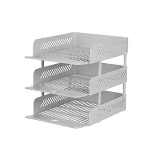 3단 A4 서류받침 트레이 33.4x25.5cm 1개 CG오픈형함 오픈함 파일정리함 보관함 캐비넷 3함 5함