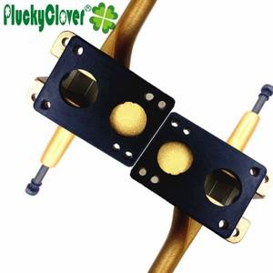 1쌍 6mm/3mm 스케이트 보드 라이저 서핑 충격 쿠션 스쿠터 방지 트럭 가스켓 용 Highten