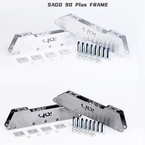 SAGO 90 플러스 오리지널 YOYO 인라인 스케이트 프레임 4x90mm 로커 플랫 FSK 스피드 슬라롬 베이스 페이틴