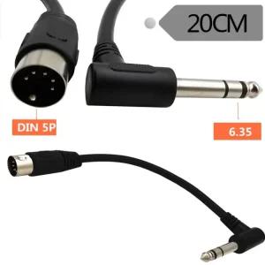 케이블 DI 엘보 02M 오르간 부품 Din 피아노 원형 현악기소품 635mm 90도 5Pin 공공