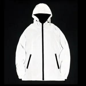 Reflective Jacket Outdoor Hood Lightweight Fishing Vest Windbreaker Running Ct Fully Rain Cy