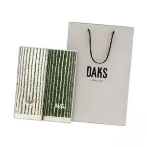 매장정품 DAKS 닥스 [닥스타올]코마40수 스트라이프선염 2매세트 500613