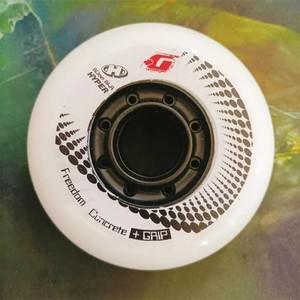 Hyper  G 84A 인라인 스케이트 휠 4 또는 8 Pcs 그립 콘크리트 롤러 슬라롬 제동 스트리트 슬라이딩 Patine