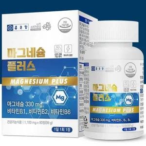 마그네슘 플러스 90정 MN970239 환 분말 건강보조식품 건강즙 야채즙 음료 보조제 건강보조제 보충제