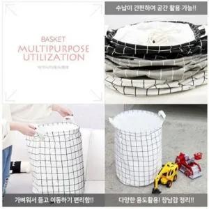 다용도 북유럽풍 캐주얼 장난감 인형 필수템 빨래 정 장난감정리 인형정리 자녀방정리